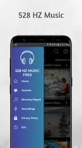 Audio 528 hertz Frequency screenshot 0