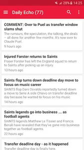 Football News Southampton screenshot 5