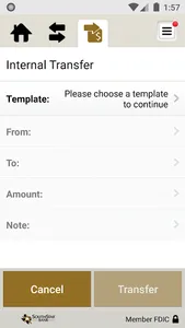 SouthStar Bank Mobile Business screenshot 5