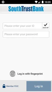 SouthTrust Bank Business screenshot 1