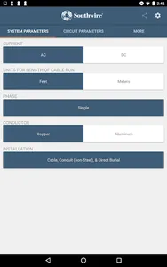 Southwire Voltage Drop screenshot 1