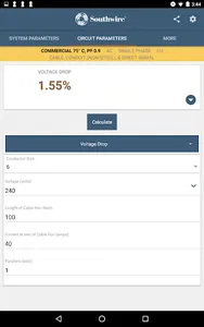 Southwire Voltage Drop screenshot 5