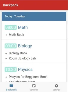 Backpack Organizer screenshot 2