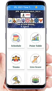 IPL 2021 Schedule And Player L screenshot 1