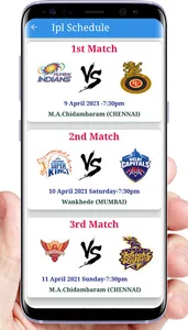 IPL 2021 Schedule And Player L screenshot 3