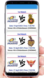 IPL 2021 Schedule And Player L screenshot 4