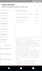 yWriter: Novel Writing screenshot 1