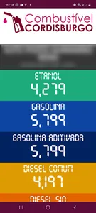 Combustível Cordisburgo screenshot 0