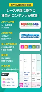 SPAIA競馬～AI予想とデータ解析による次世代の競馬アプリ screenshot 2