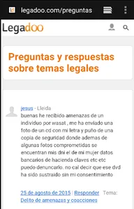 Legadoo profesionales legales screenshot 2