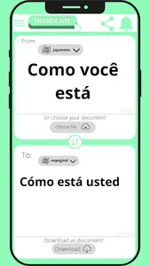 Español - Japanese Translator screenshot 2