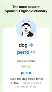 SpanishDictionary.com Learning screenshot 1