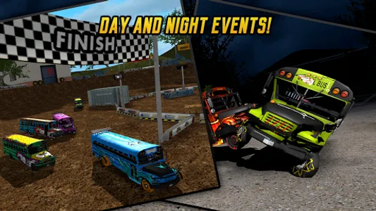 School Bus Demolition Derby screenshot 2