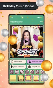 Birthday Video Maker App 2023 screenshot 0