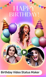 Birthday Video Maker App 2023 screenshot 1