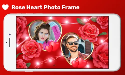 Rose Heart Photo Frames screenshot 0