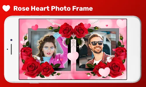 Rose Heart Photo Frames screenshot 1