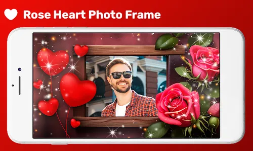 Rose Heart Photo Frames screenshot 2