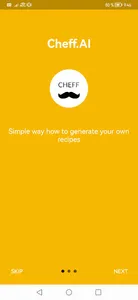 Cheff.AI - cooking recipes screenshot 0