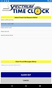 Spectrum TimeClock MobilePunch screenshot 6