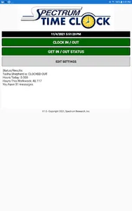Spectrum TimeClock MobilePunch screenshot 8
