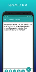 English speech to text convert screenshot 1