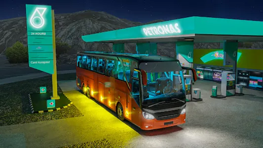 City Coach Bus Parking Games screenshot 0