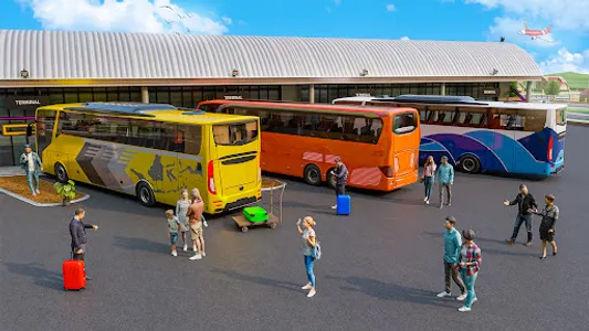 City Coach Bus Parking Games screenshot 2
