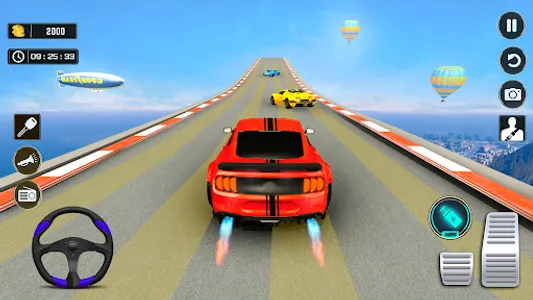 Mega Ramp Stunt Car Racing 3D screenshot 4