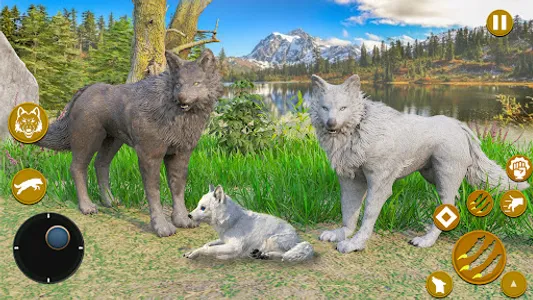 Wolf Game: Animal Family Life screenshot 11