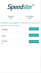 Speedster - Gestión de almacén screenshot 1