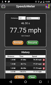 SpeedoMeter Lite screenshot 0