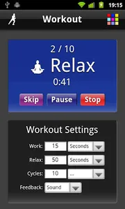 Workout screenshot 2