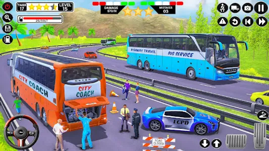 Passenger Coach Bus Driving 3D screenshot 4