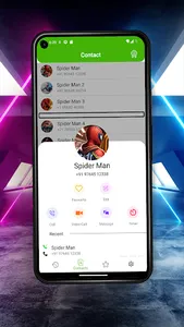 Spider Hero Man  Fake Call screenshot 1