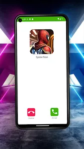 Spider Hero Man  Fake Call screenshot 2