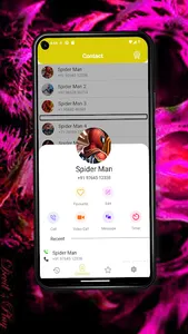 Spider Hero Man Fake Call screenshot 1