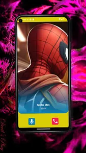Spider Hero Man Fake Call screenshot 8