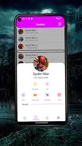 Spider Hero Man Fake Call screenshot 1