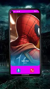 Spider Hero Man Fake Call screenshot 3