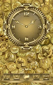 Gold Clock widget screenshot 1