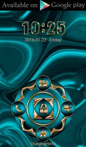 Abstract Turquoise theme screenshot 6