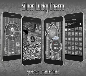 Silver Lucky Charm theme screenshot 1