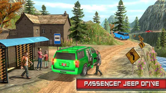 Offroad City Taxi Game Offline screenshot 5