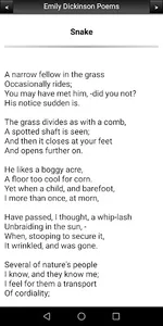 Emily Dickinson Poems screenshot 2