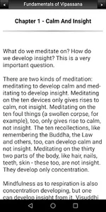 Fundamentals of Vipassana screenshot 2