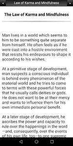 Law of Karma and Mindfulness screenshot 1