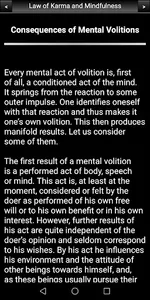 Law of Karma and Mindfulness screenshot 2