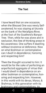 Reverence Sutta - Buddhism screenshot 1