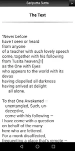Sariputta Sutta - Buddhism screenshot 1